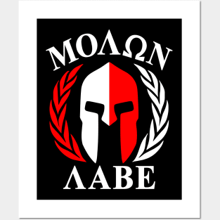 Mod.28 Molon Labe Greek Spartan Posters and Art